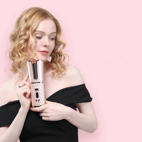 “Automatic Wireless Curling Iron