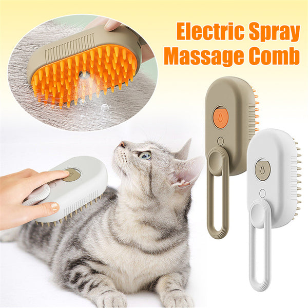 “3-in-1 Electric Cat & Dog Hair Brush