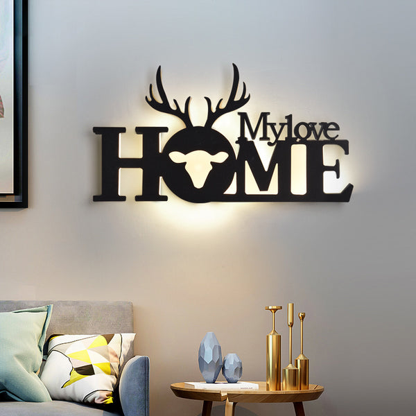 “LED English Letter Wall Lamp