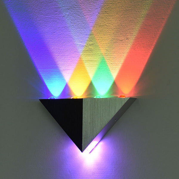“Fashion Creative LED Triangle Wall Lamp