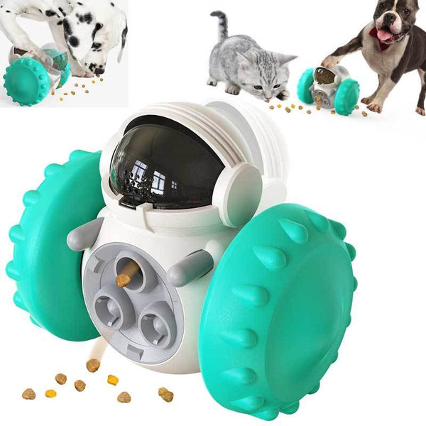 “Interactive Slow-Feed Pet Toy